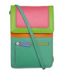 ILI RFID Leather Crossbody/Organizer